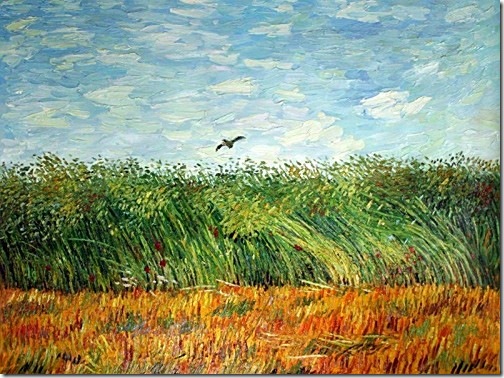 Винсент Ван Гог. Пшеничное поле с жаворонком. 1887 