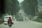 Nepali road outside Kathmandu