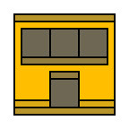 classroom, 1999, digital c-print (single edition), 30 x 30 in.