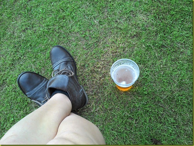 festival legs and beer