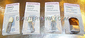 FANCL EYE COLOR & BASE TIP each CHEEK & HIGHLIGHT COLOR BRUSH