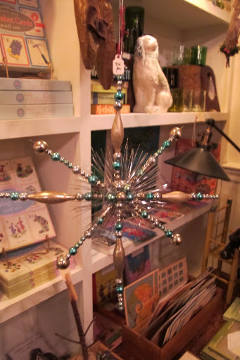 This is one stunning ornament, with its spindles and unique beading.