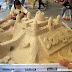 Participants hard at work in the Sanuk Sandcastle Competition in Davao City