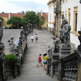 Stairway in front of the Loreta Church