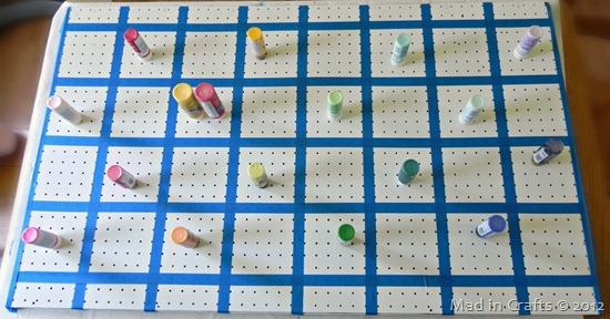 lay out paints on grid