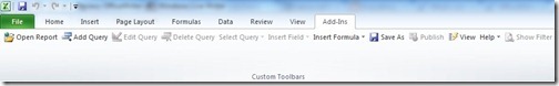 1 OfficeWriter Toolbar