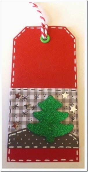 Christmas Tree Gift Tag