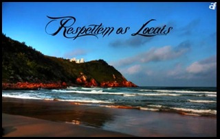 respeitem os locais