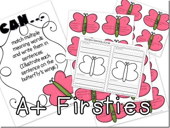 multiple meaning butterflies freebie 042313 multiple meaning butterflies freebie 042313