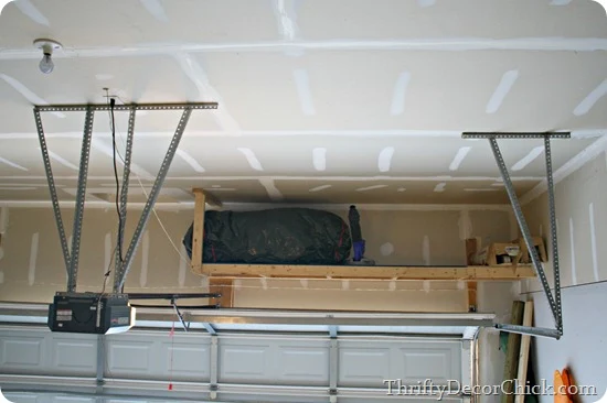 storage above garage door