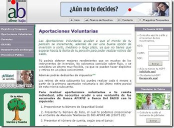 afore afirme bajio estado de cuenta saldos