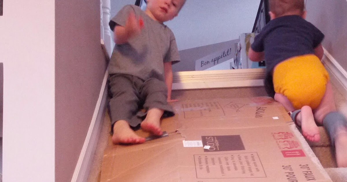 Cardboard Slide And Next Comes L