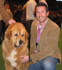 Greg With Tibetan Mastiff