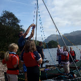 Canoe Sailing