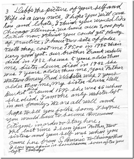 Rollin Letter to Debs pg 3