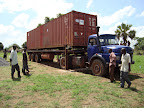 Arrival of 40ft shipping container from Kampala