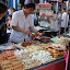 Urumqi - Marché de rue, brochettes