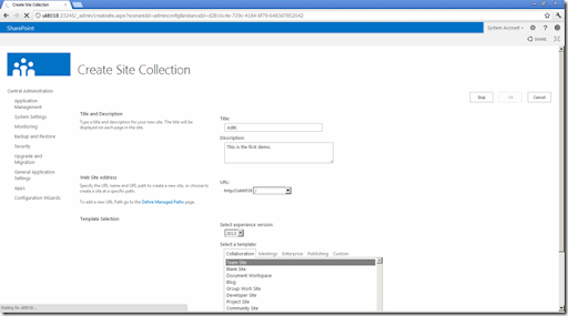 sharepoint 2013 project site template