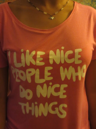 This about says it all!  My relative Julia was wearing it at our reunion.  Now I want one that says, 