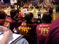 The scouting team hard at work