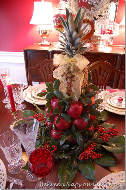 Colonial Williamsburg, Christmas Table settings Tablescape
