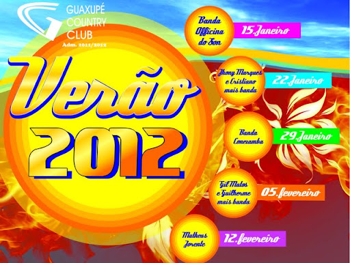 Vem aí o ‘Verão 2012′ no Guaxupé Country Club