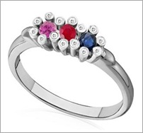 Diamond Accent Three Stone Ring