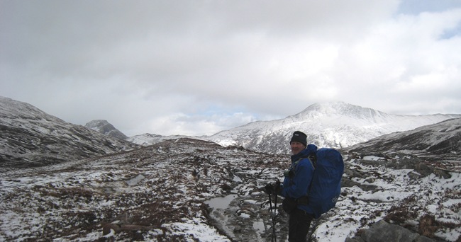 ANDY ENROUTE TO LAIRIG LEACACH