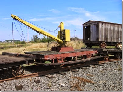 IMG_8478 PGE Flume Train Derrick Car at Antique Powerland in Brooks, Oregon on August 1, 2009