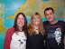 Faiska e Roberta no programa "Pegando fogo com Faiska"