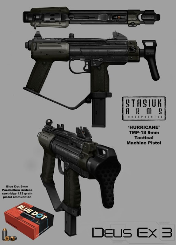 Deus Ex Machine Pistol