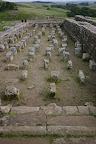 Underfloor heating, Housesteads Roman Fort