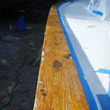 How pretty is that? Yes we see place we used the epoxy underneath, but those will be covered by hardware.