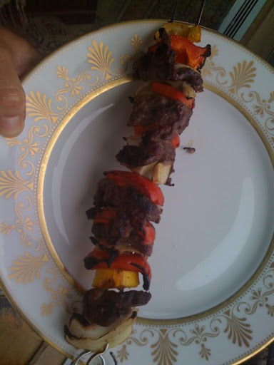 Love k-babs--don't forget about them. Threaded morsels so easy to constuct ahead for summer eats. Used sirloin tips, pepper, zuch, onion--that's all with s&p then grill. But, also am mad for these lamb ones too EDF served with yogurt on pita: http://ow.ly/49yxB Love k-babs--don't forget about them. Threaded morsels so easy to constuct ahead for summer eats. Used sirloin tips, pepper, zuch, onion--that's all with s&p then grill. But, also am mad for these lamb ones too EDF served with yogurt on pita: http://ow.ly/49yxB