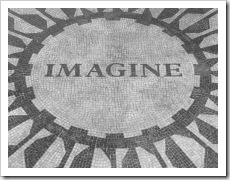 John Lennon Memorial - Central Park, New York John Lennon Memorial - Central Park, New York