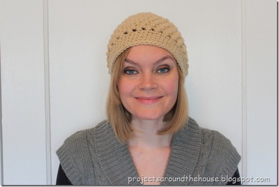 crochet puff stitch beanie pattern hat free