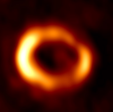 imagem de emissão em rádio da SN 1987A