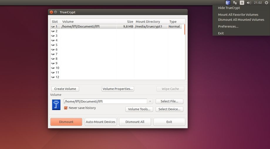 TrueCrypt in Ubuntu