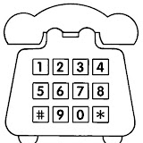 DIBUJOS DE TELEFONOS PARA COLOREAR