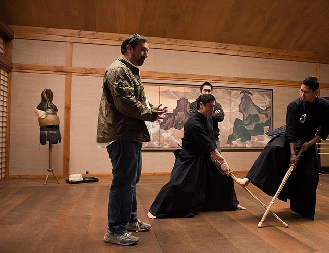 The Wolverine Behind-the-Scenes Photos with Hugh Jackman and Hal Yamanouchi 03