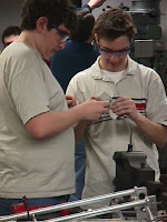 Deburring a part for the robot