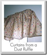 curtains from crib ruffle
