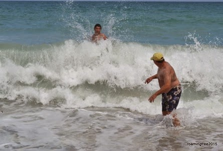 Fun in the waves