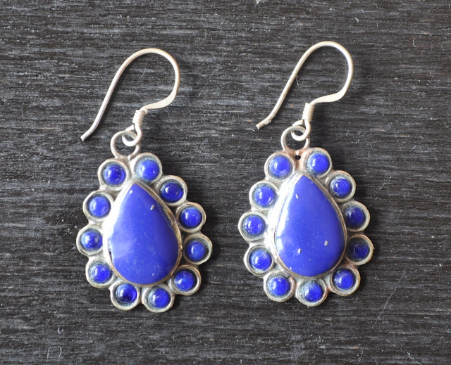 Lapis Ear ring 