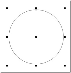 1 - draw a perfect circle in coreldraw