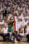 lebron james nba 110511 mia vs bos 07 game 5 Dwyane Wade & LeBron James lead Heat past Celtics into East finals