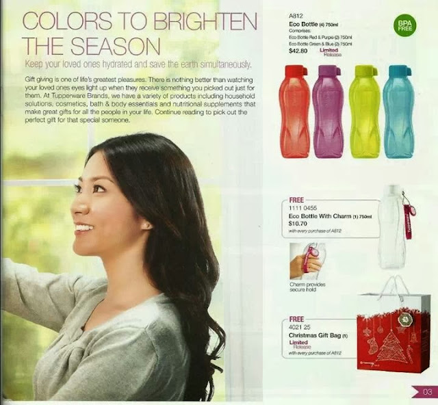 Buy Tupperware in Singapore New Tupperware Limited Edition Eco bottles