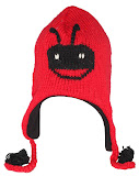 Fleece-lined Wool Hat Art No. 6310 Lady Bug