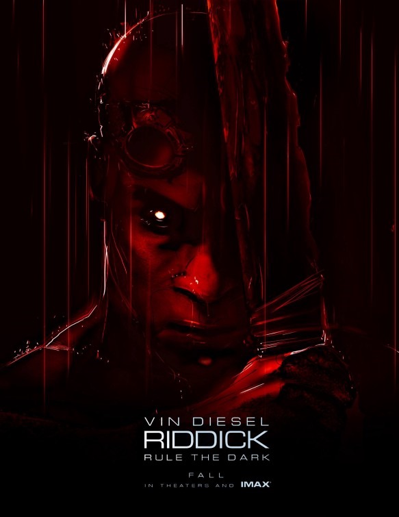 Vin Diesel és sötétség a Riddick új poszterén