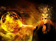 The Sorceress Of Black Magic By Elanordh